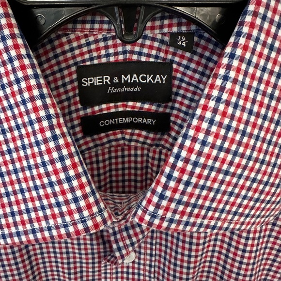 spier and mackay Shirts Spier And Mackay Long Sleeve Gingham Red